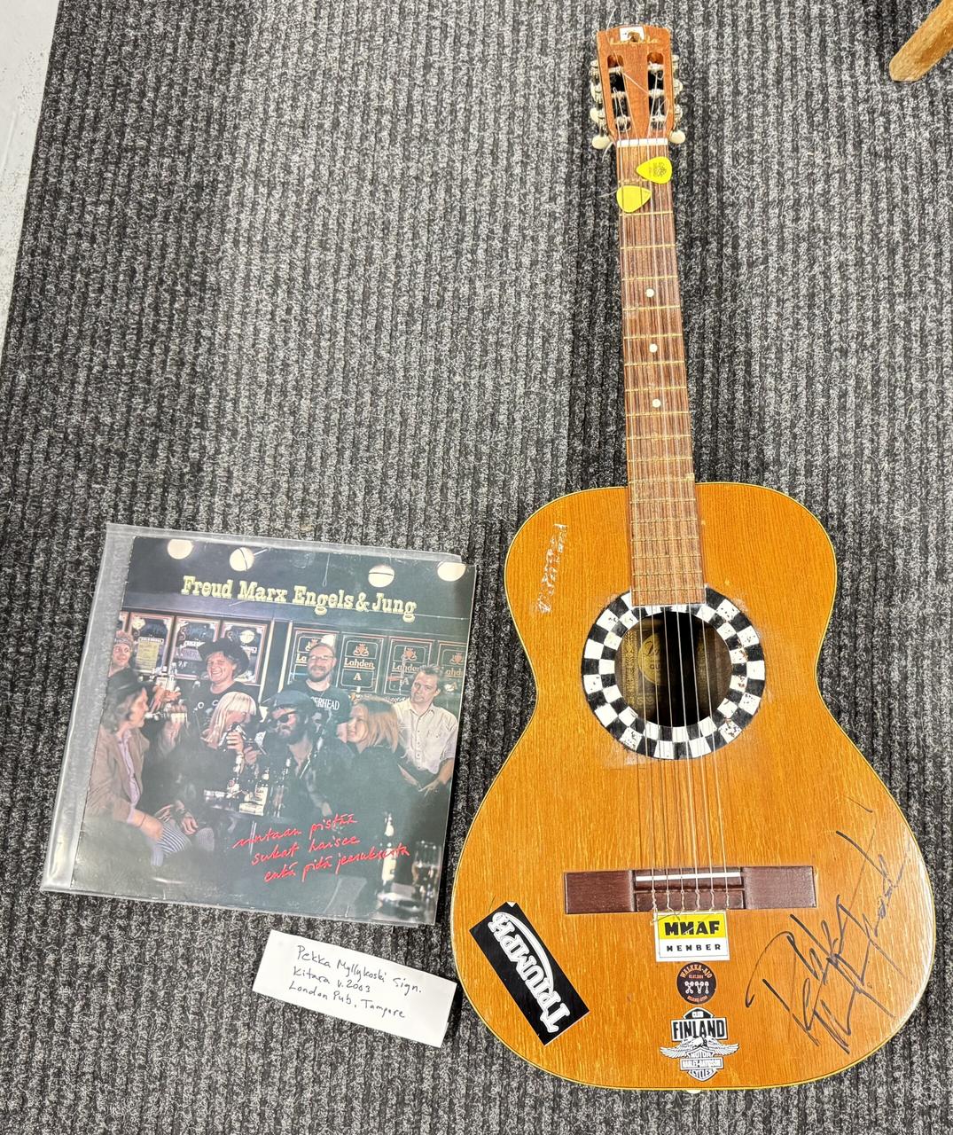 109. PEKKA MYLLYKOSKI SIGN. KITARA, FREUD MARX ENGELS & JUNG LP